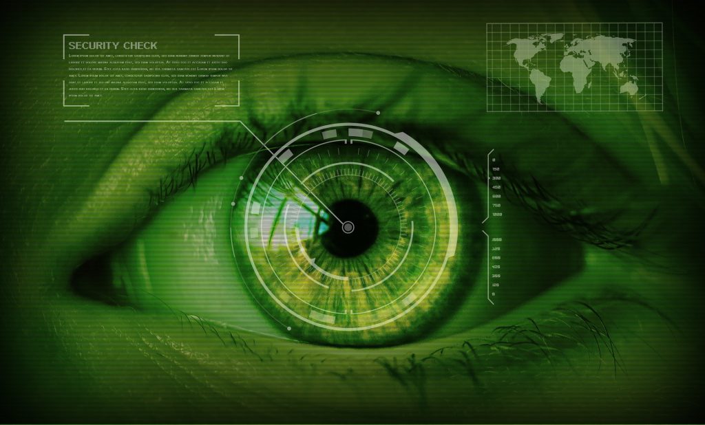 Fingeraubdruck: Auge 20 Auge Sicherheit
