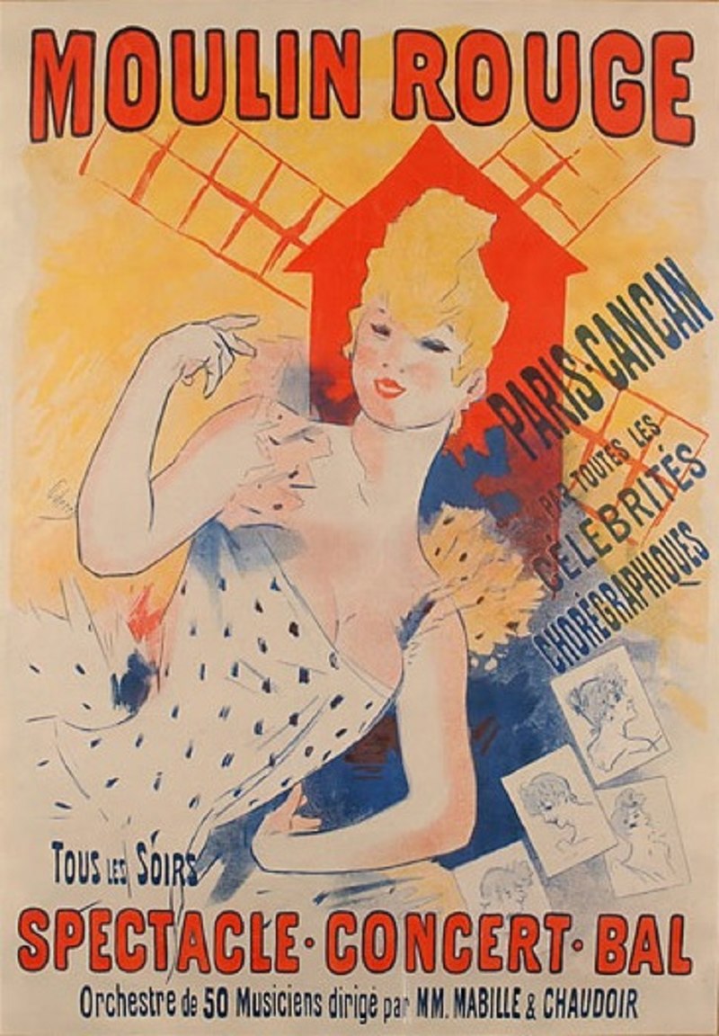 800px Cheret MoulinRouge ParisCancan