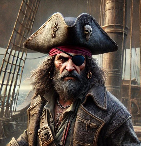 Mythos: Warum trugen Piraten eine Augenklappe? 21 OCULEUM ai Pirat e1734219674481